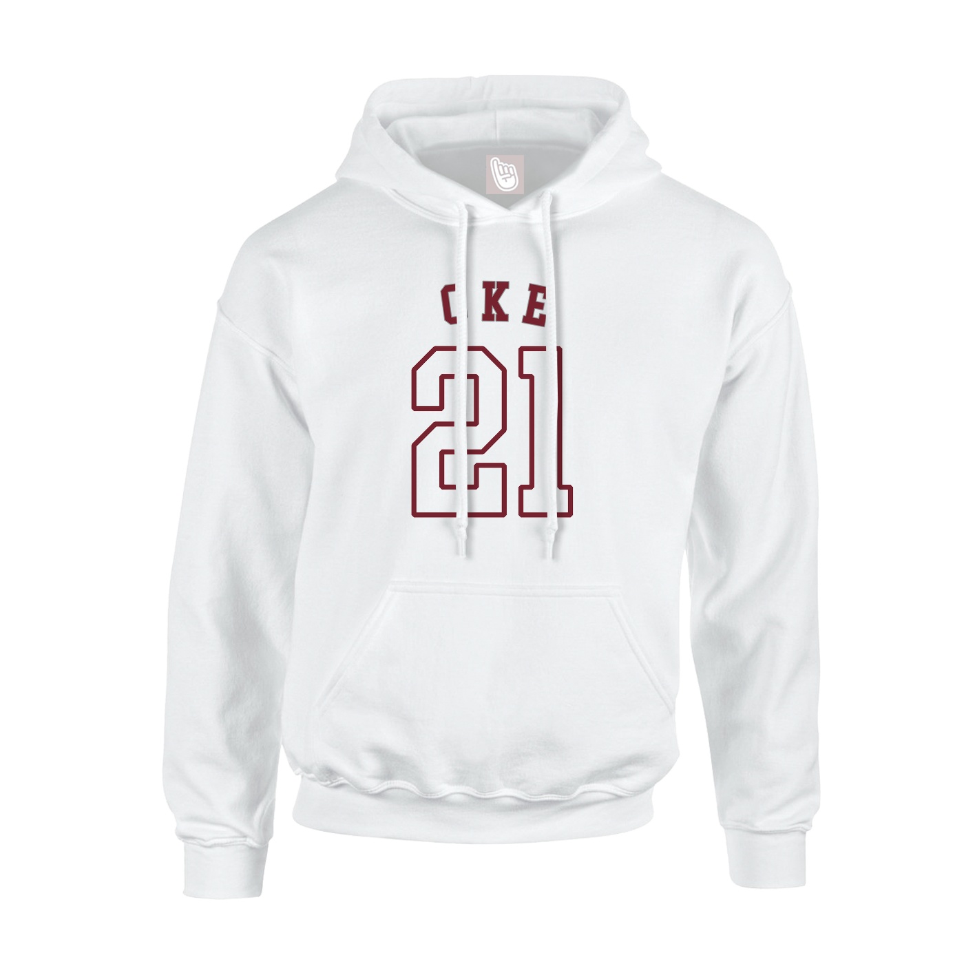 Hoodie — Shirsey Arch in White