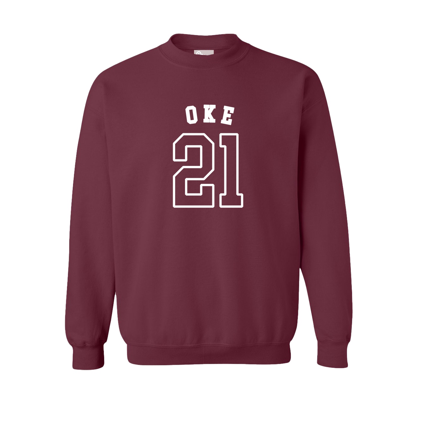 Fleece Crew — Shirsey Arch in Maroon