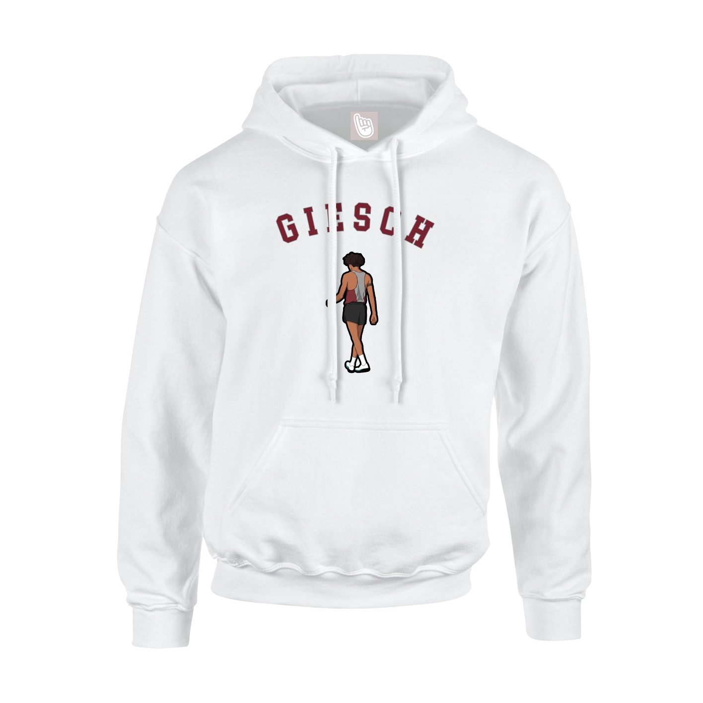 Hoodie — Shirsey Arch in White