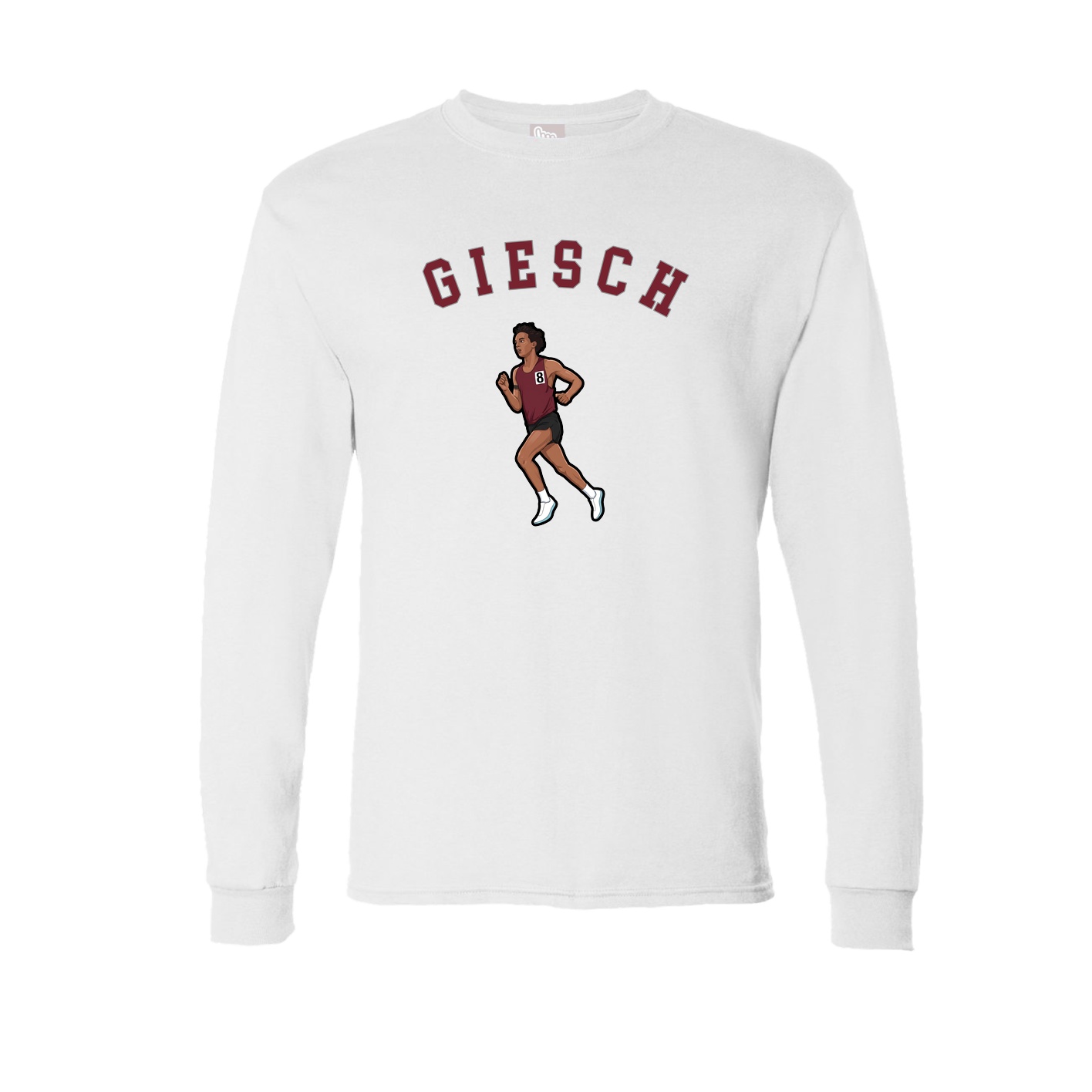 Long Sleeve Tee — Shirsey Arch in White
