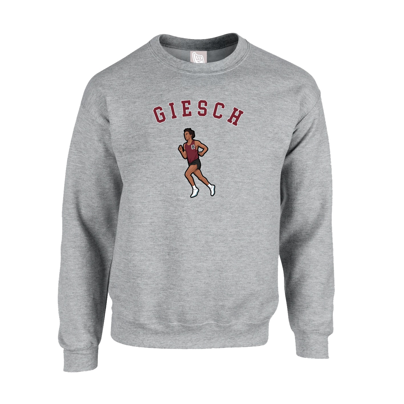 Fleece Crew — Shirsey Arch in Grey