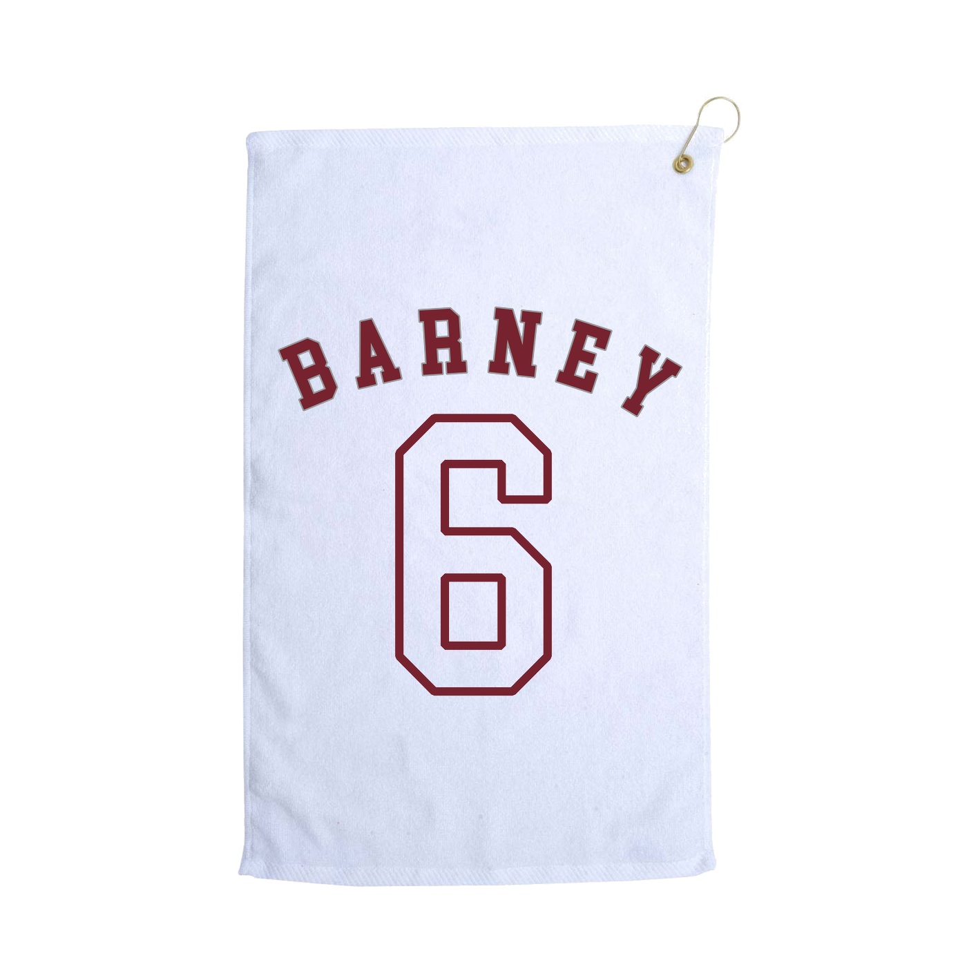 Golf Towel — Shirsey Arch in White