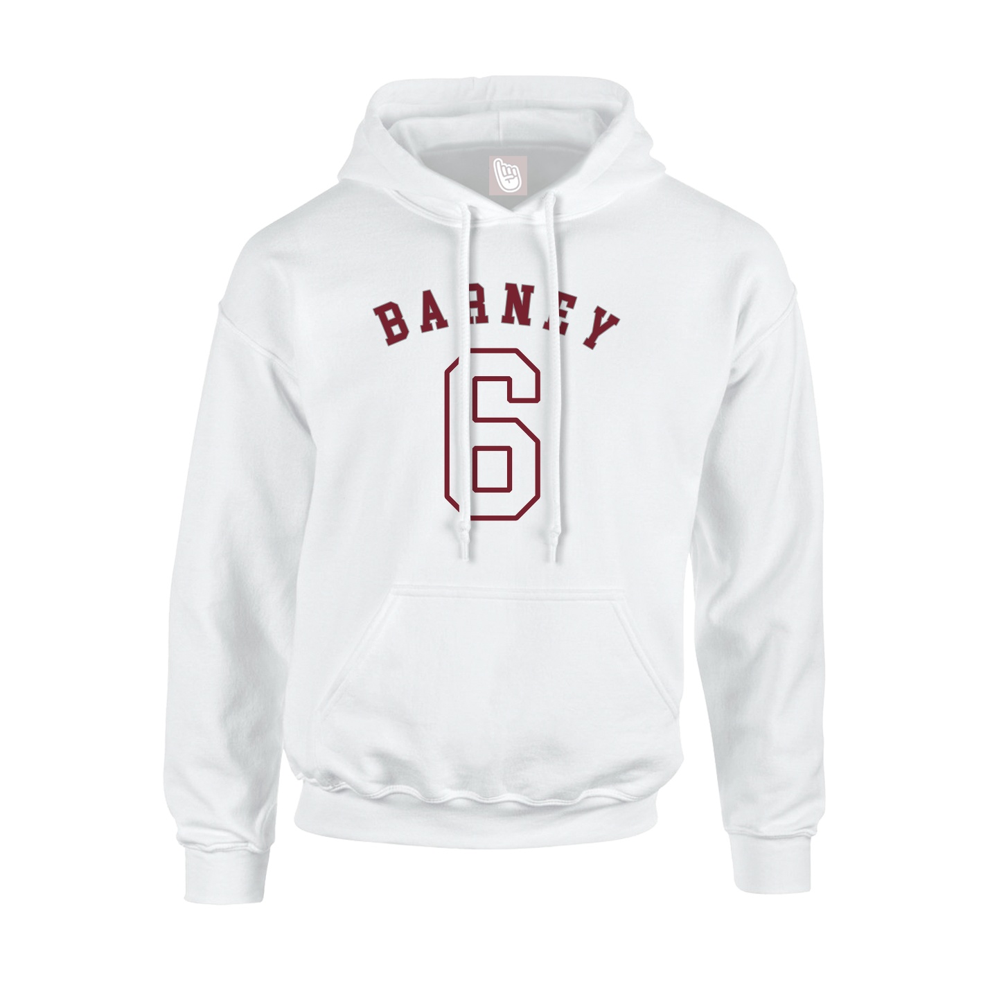 Hoodie — Shirsey Arch in White