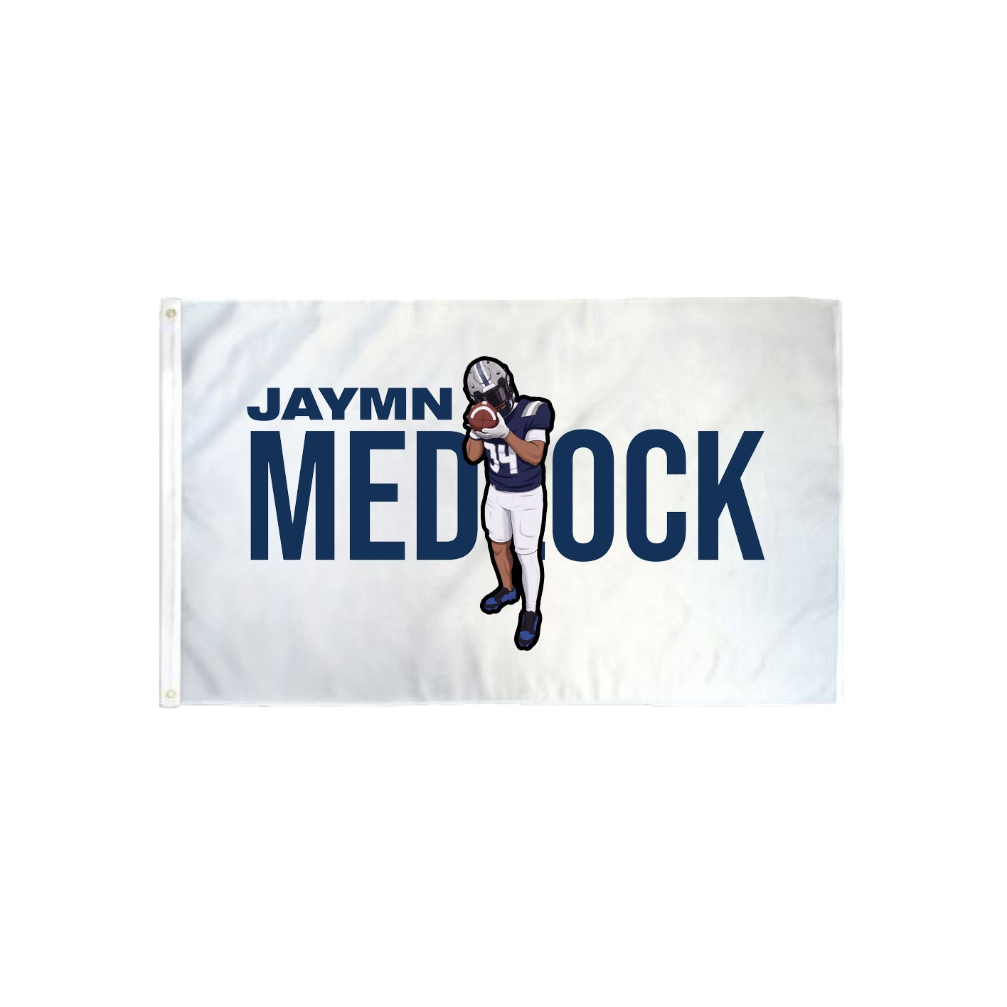 3x5 Flag — Player Name in Classic