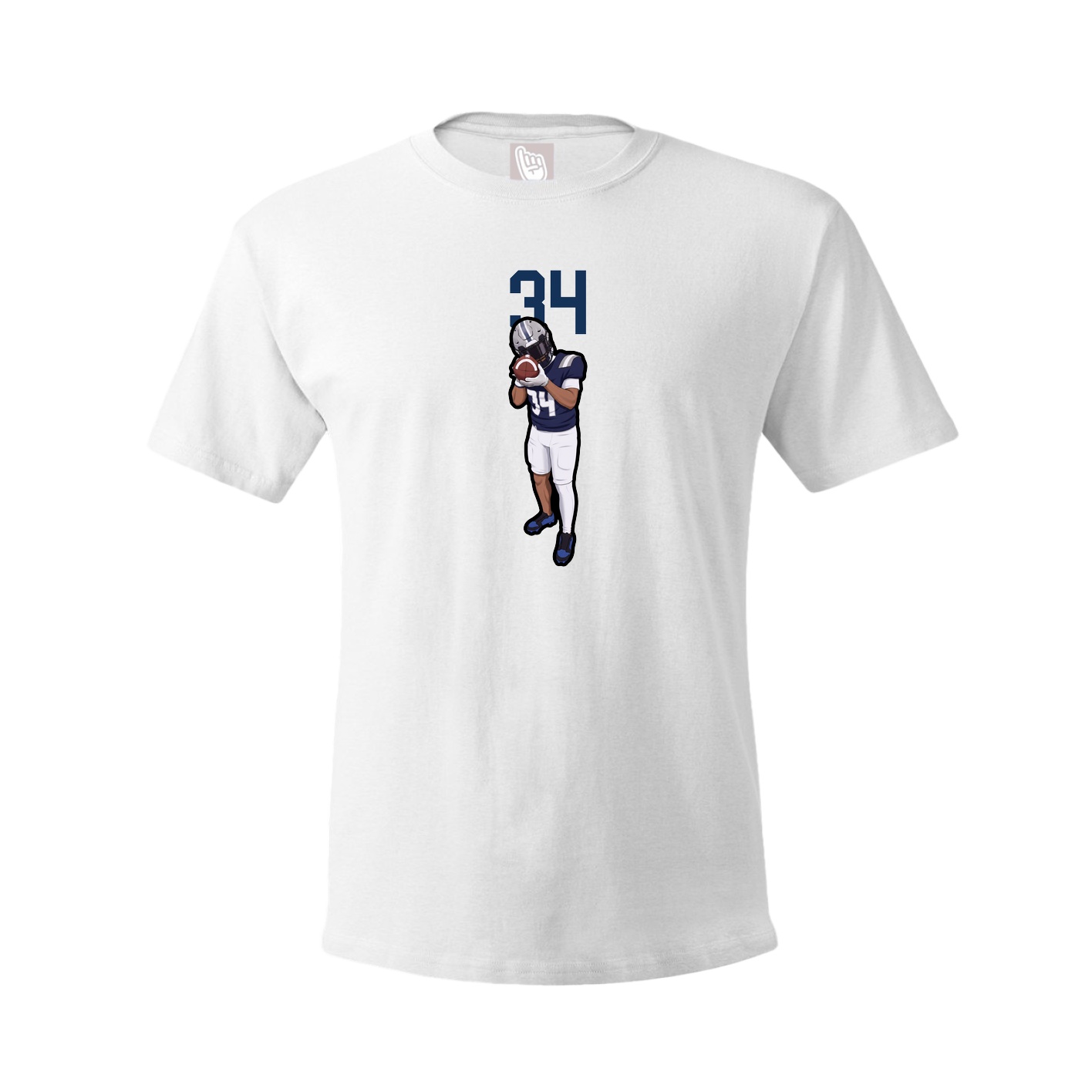Tee — Number Top in White