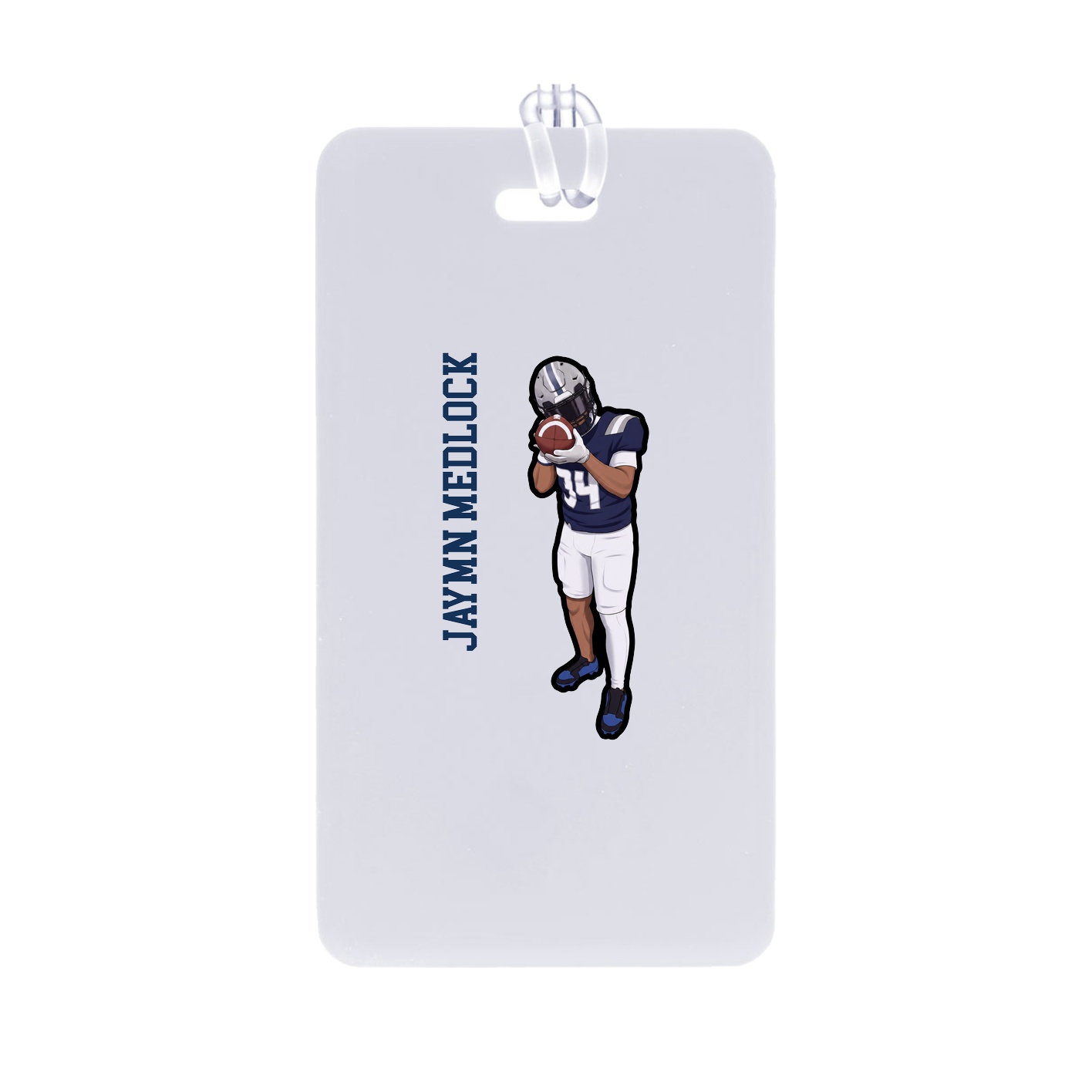 Bag Tag — Name Vertical in Classic