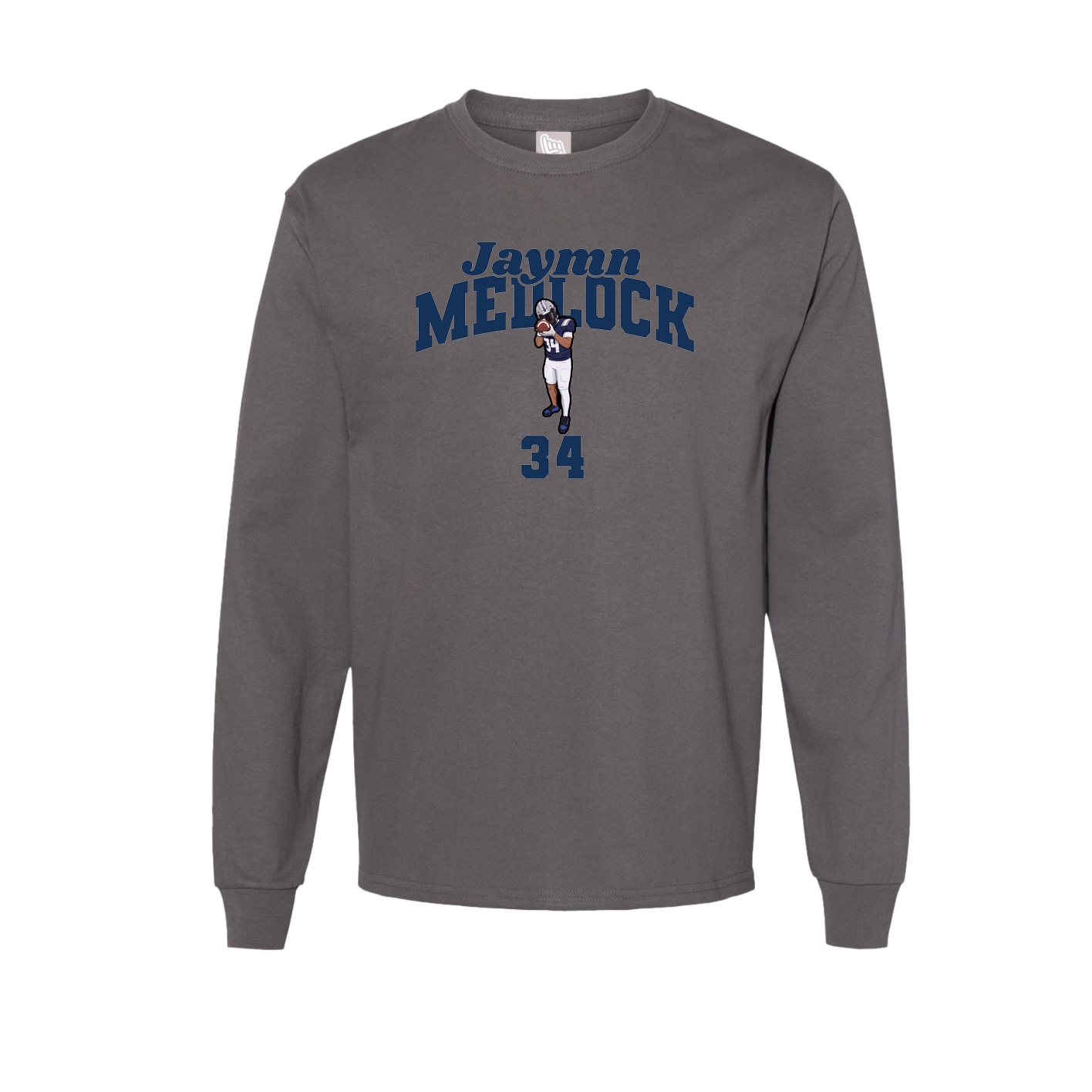 Long Sleeve Tee — Signature Arch in Grey