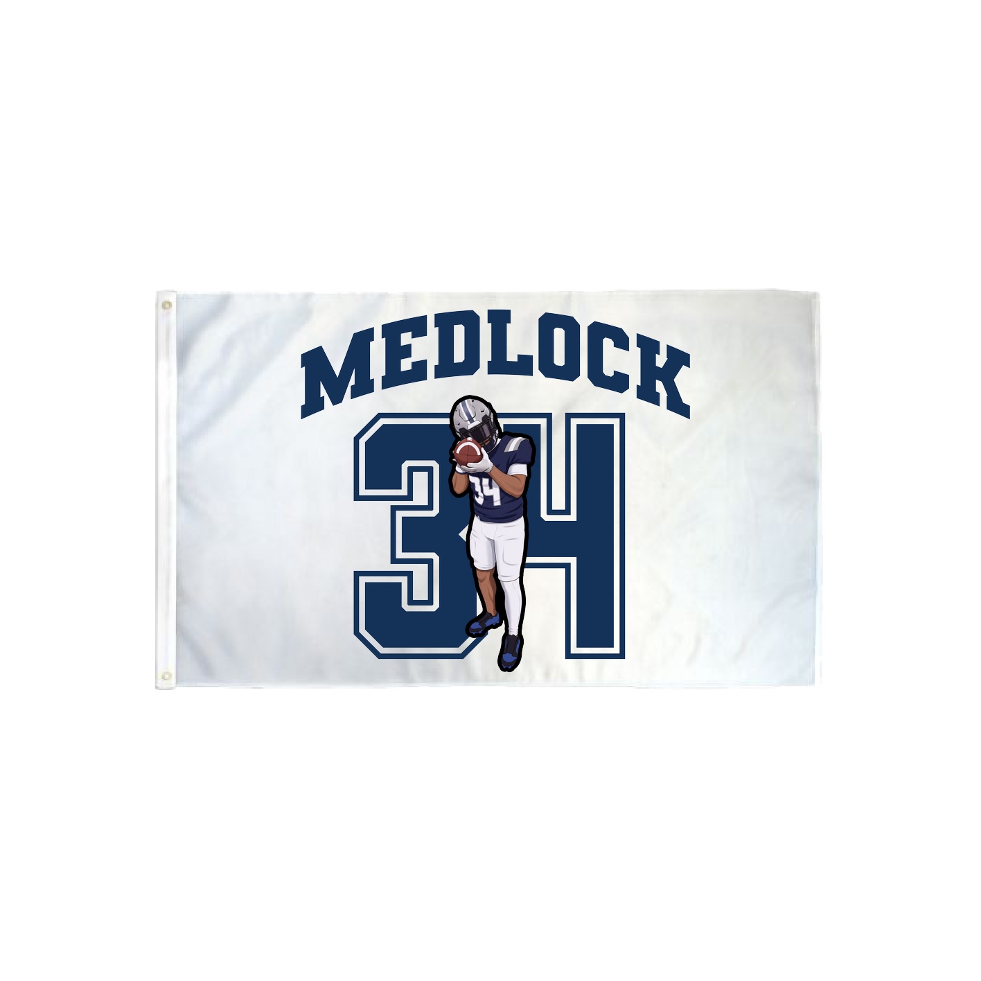 3x5 Flag — Number in Classic