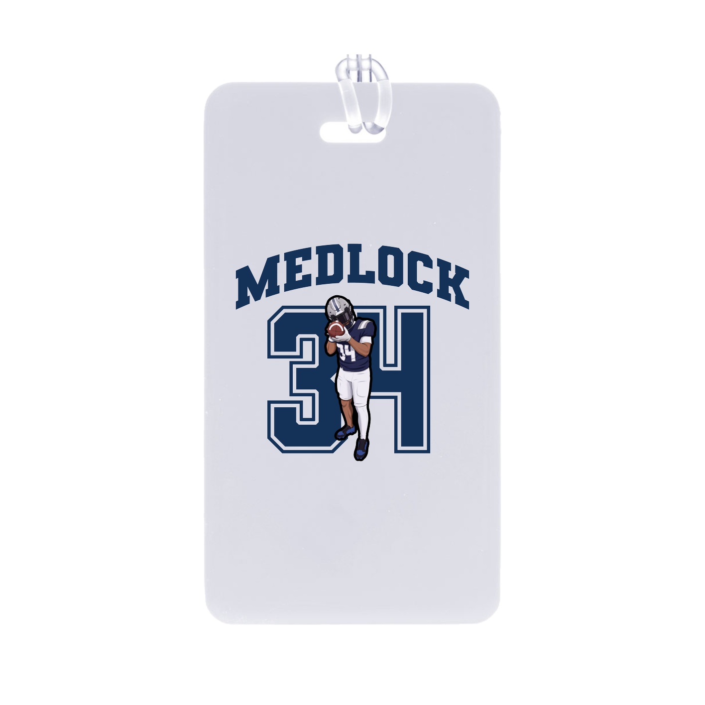 Bag Tag — Number in Classic