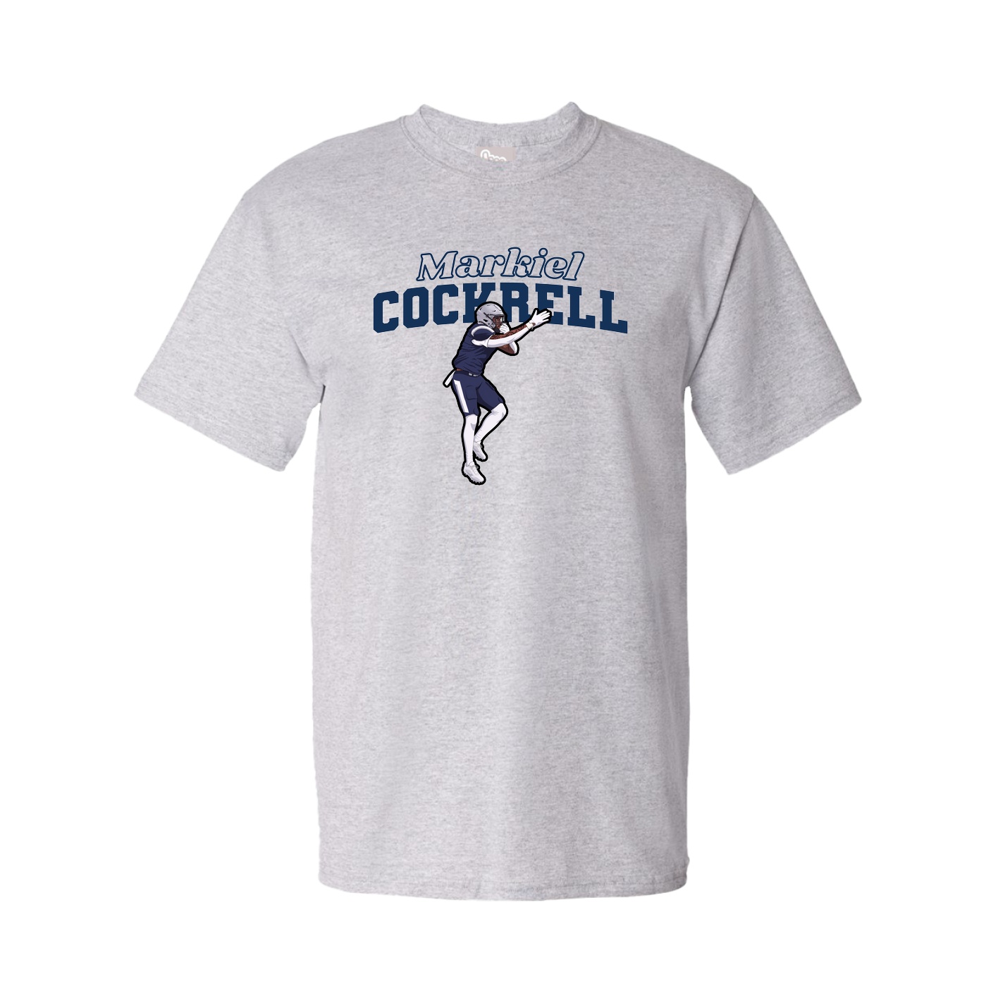 Youth Tee — Name Arch in Grey