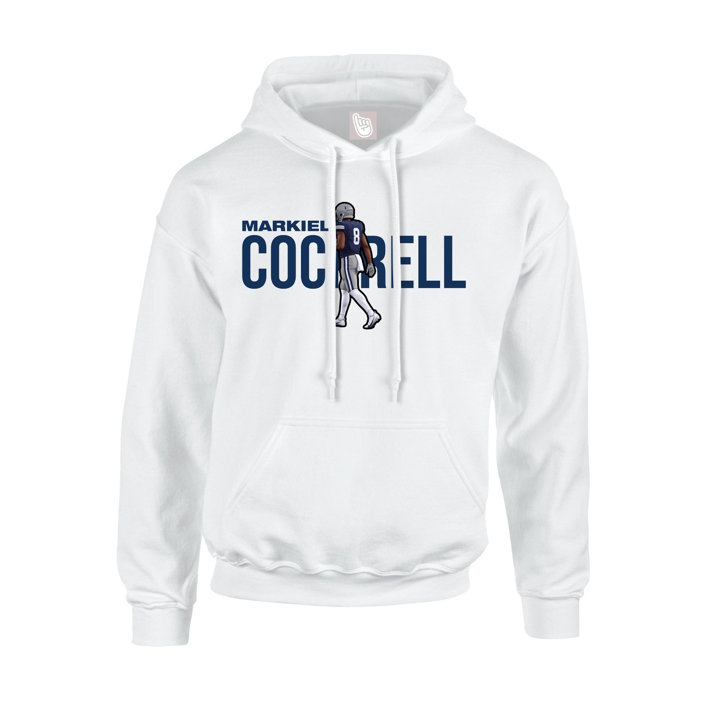 Hoodie — Player Name in White