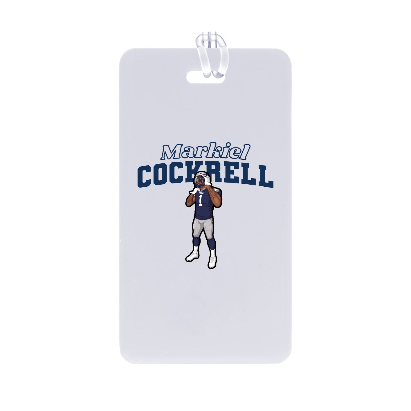 Bag Tag — Name Arch in Classic