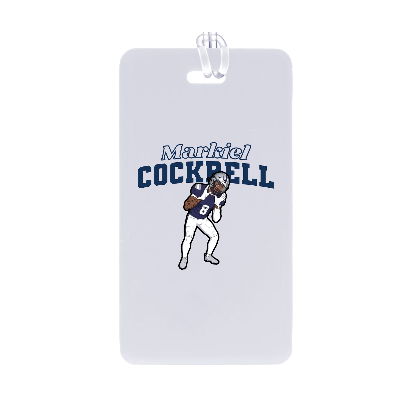 Bag Tag — Name Arch in Classic