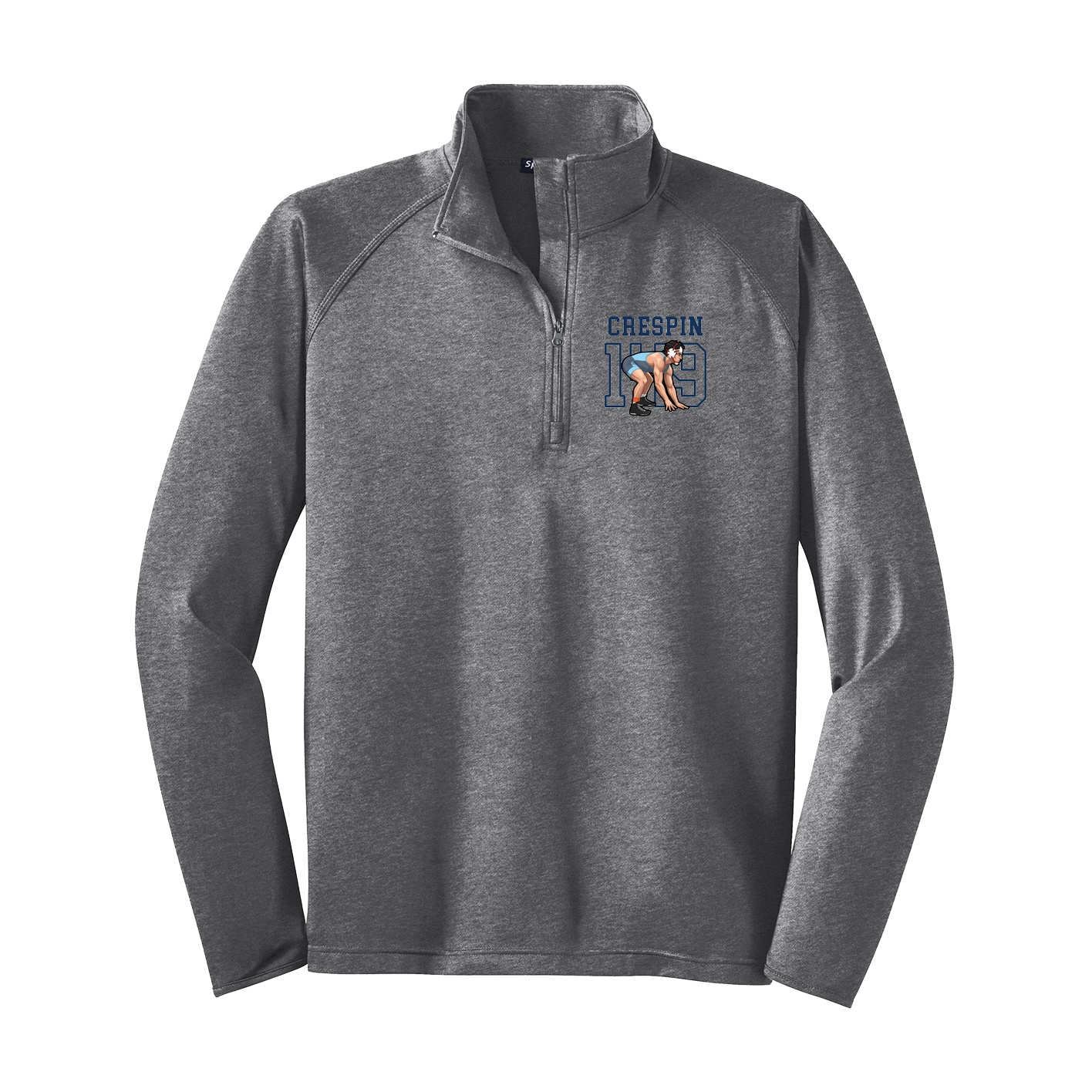 Q-Zip Pullover — Shirsey in Grey
