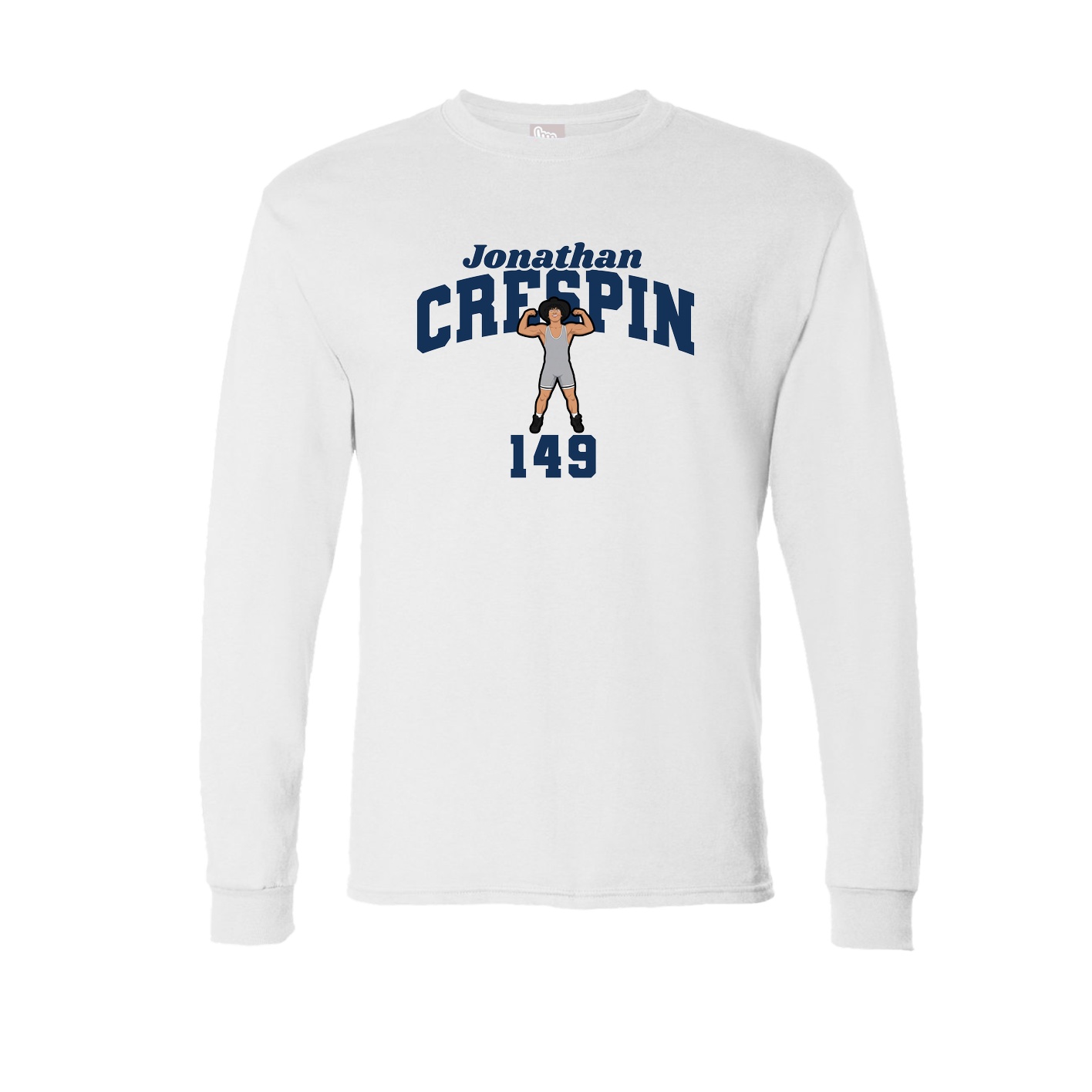 Long Sleeve Tee — Signature Arch in White
