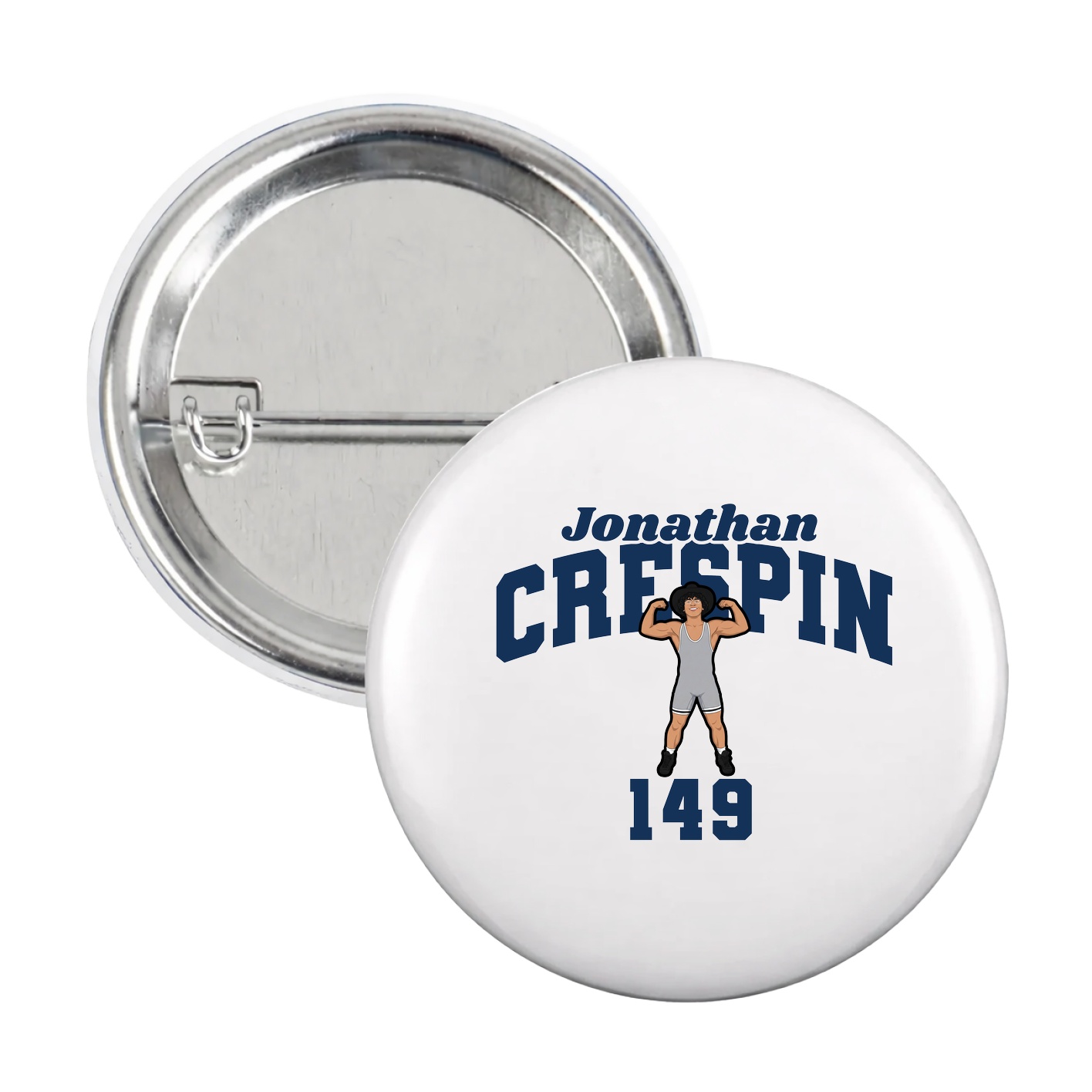 Game Day Button — Signature Arch in White
