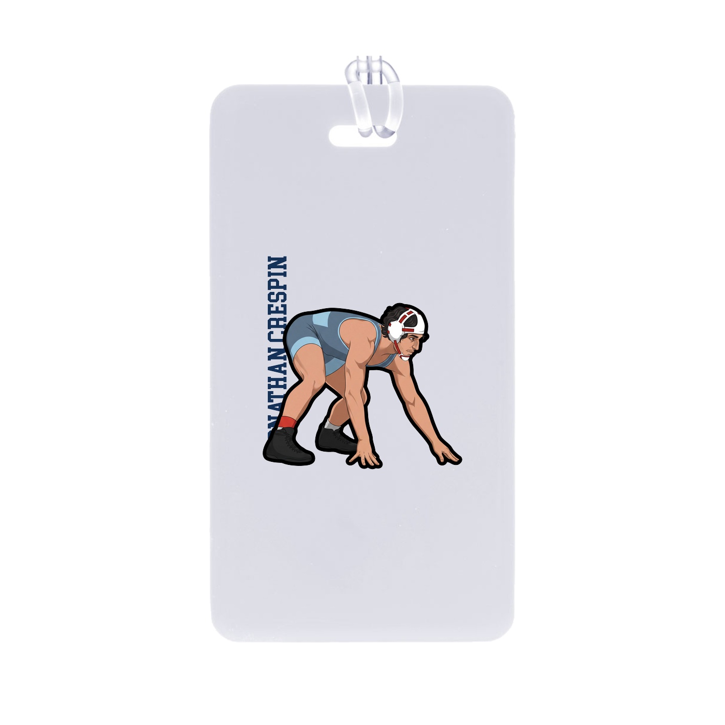 Bag Tag — Name Vertical in Classic