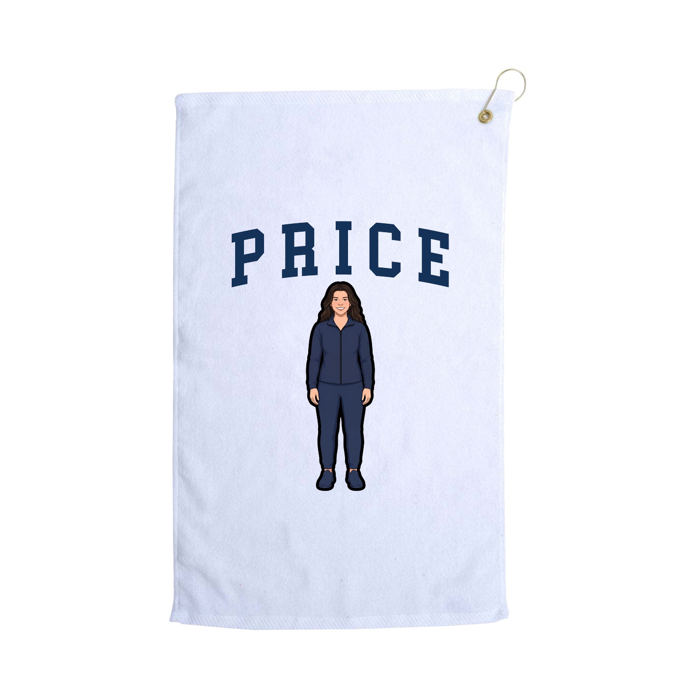 Golf Towel — Shirsey in White