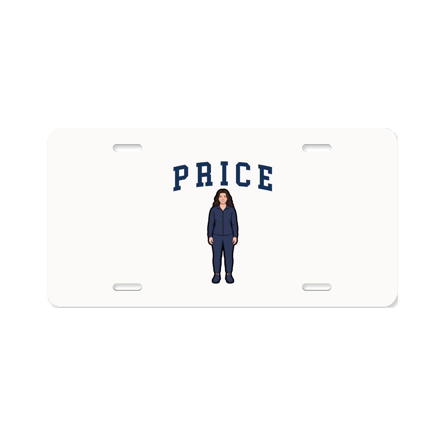 License Plate — Shirsey in Classic
