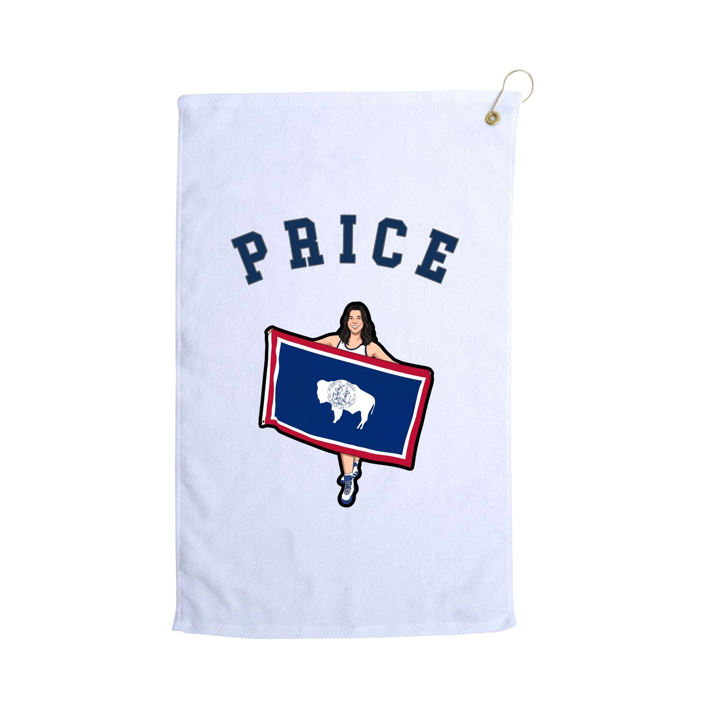 Golf Towel — Shirsey Arch in White