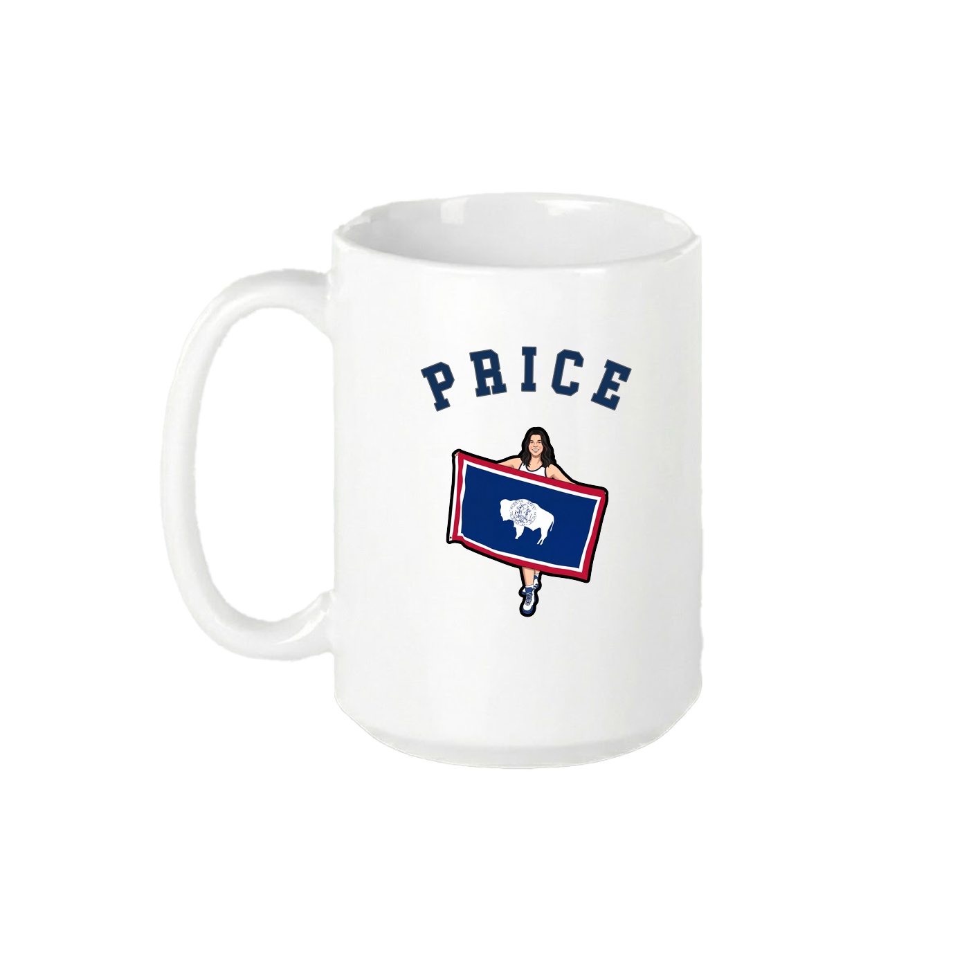 15oz Coffee Mug — Shirsey Arch in White