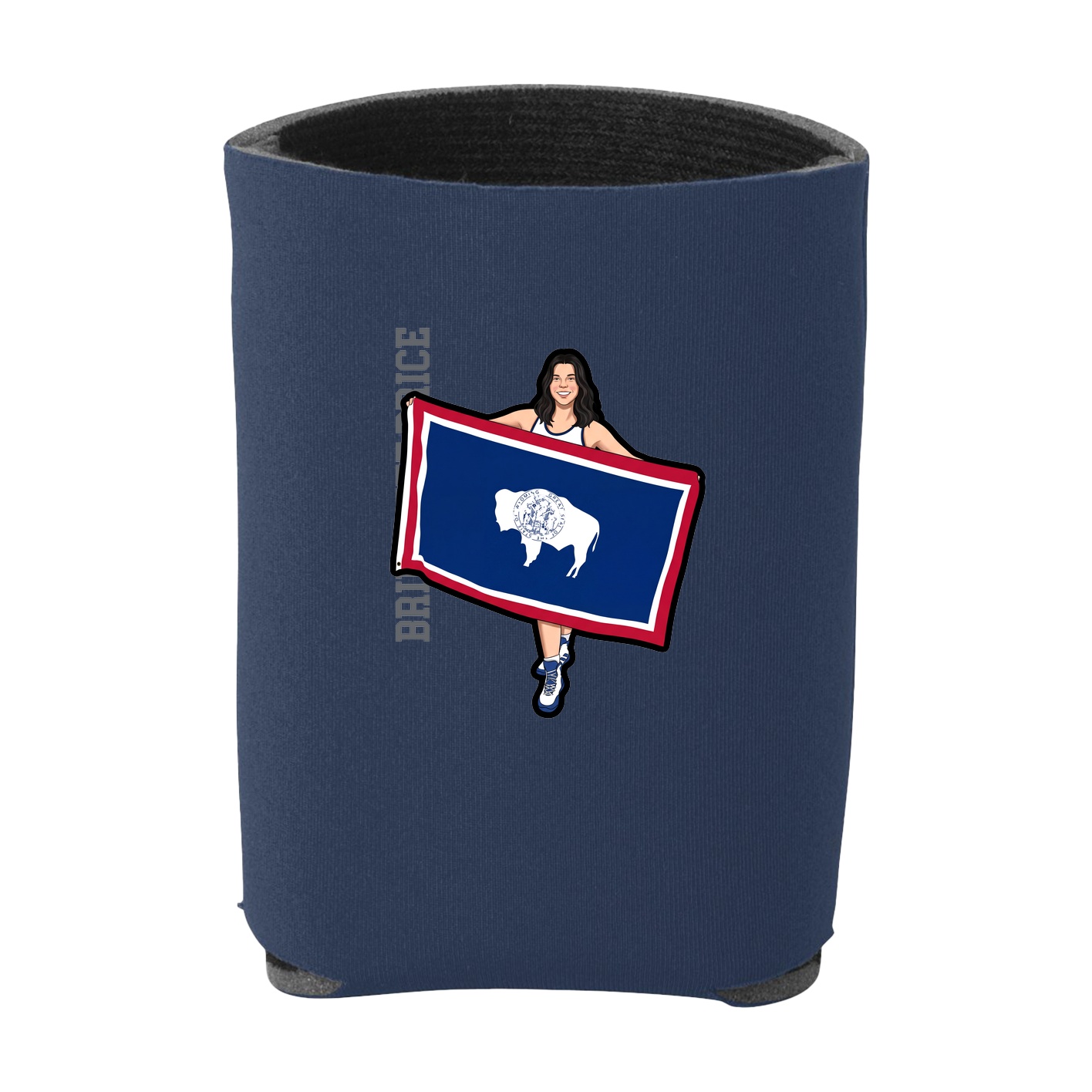 Can Holder — Name Vertical in Navy