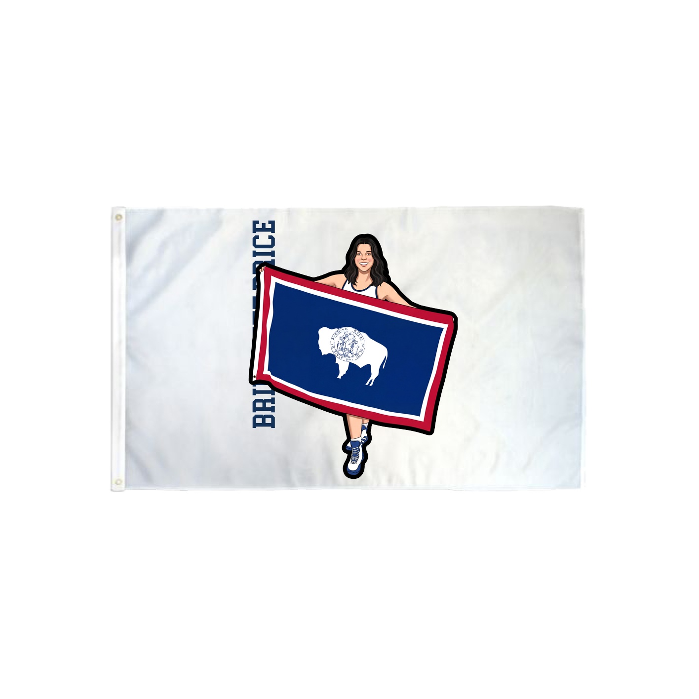 3x5 Flag — Name Vertical in Classic