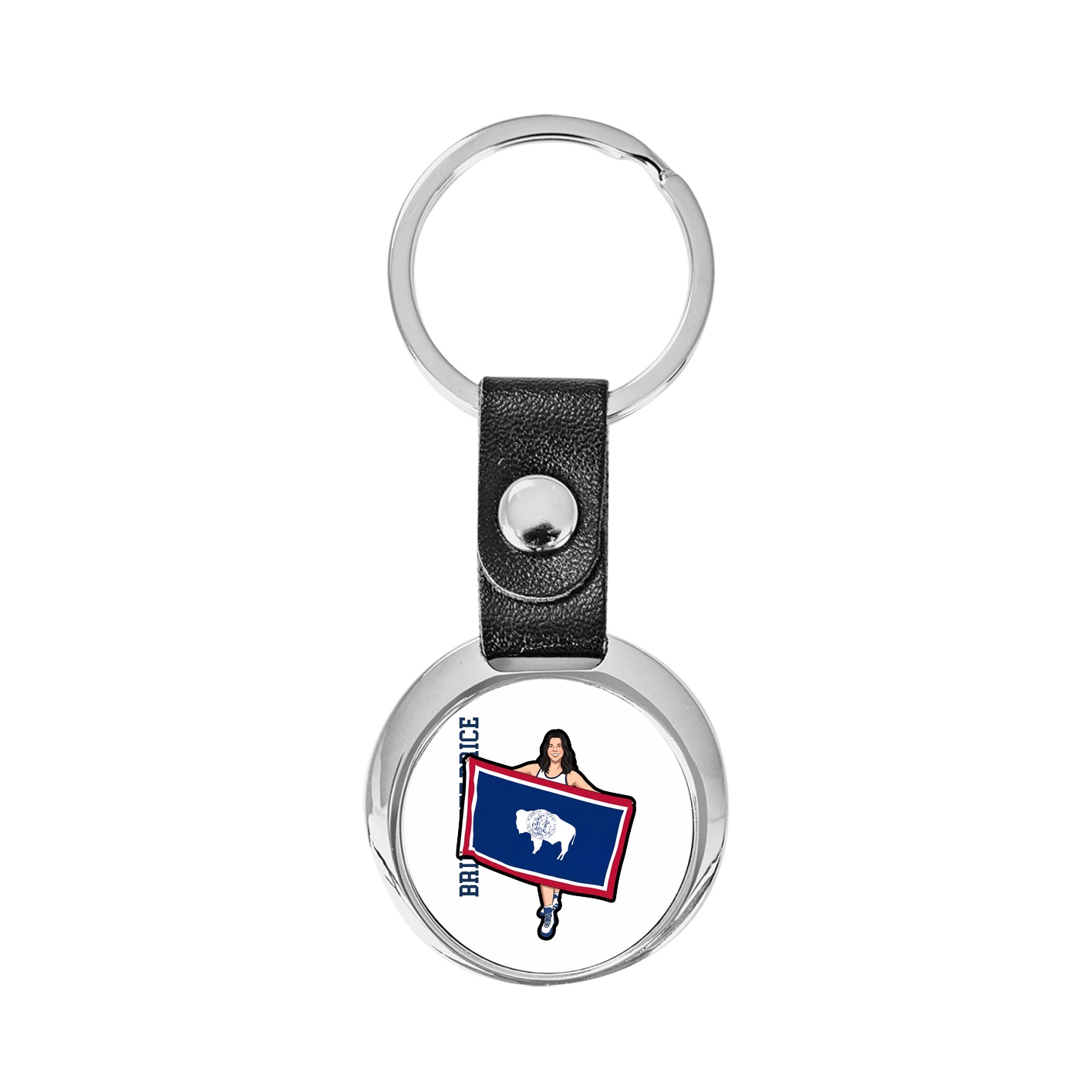 Key Chain — Name Vertical in Classic