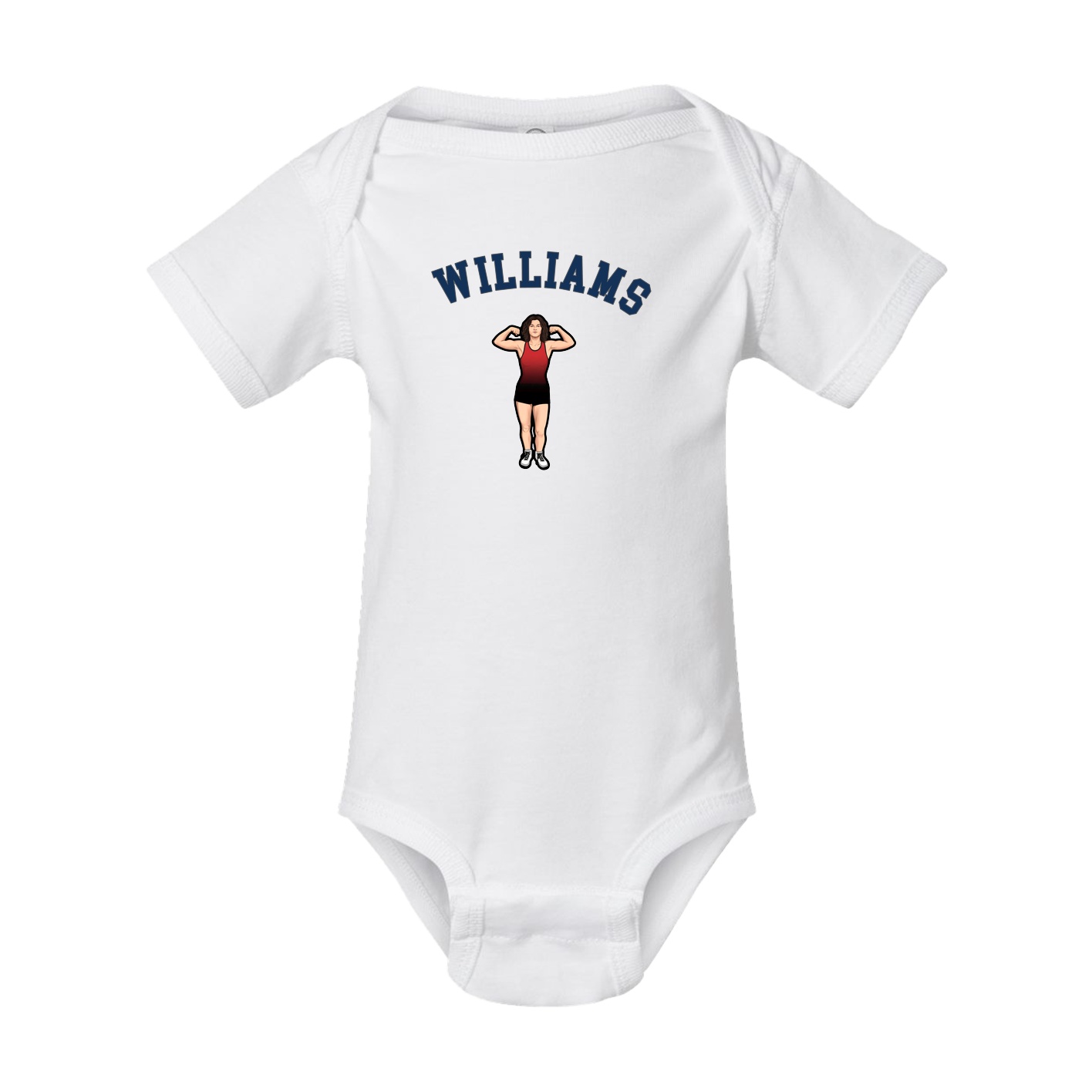 Baby Onesie — Shirsey Arch in White