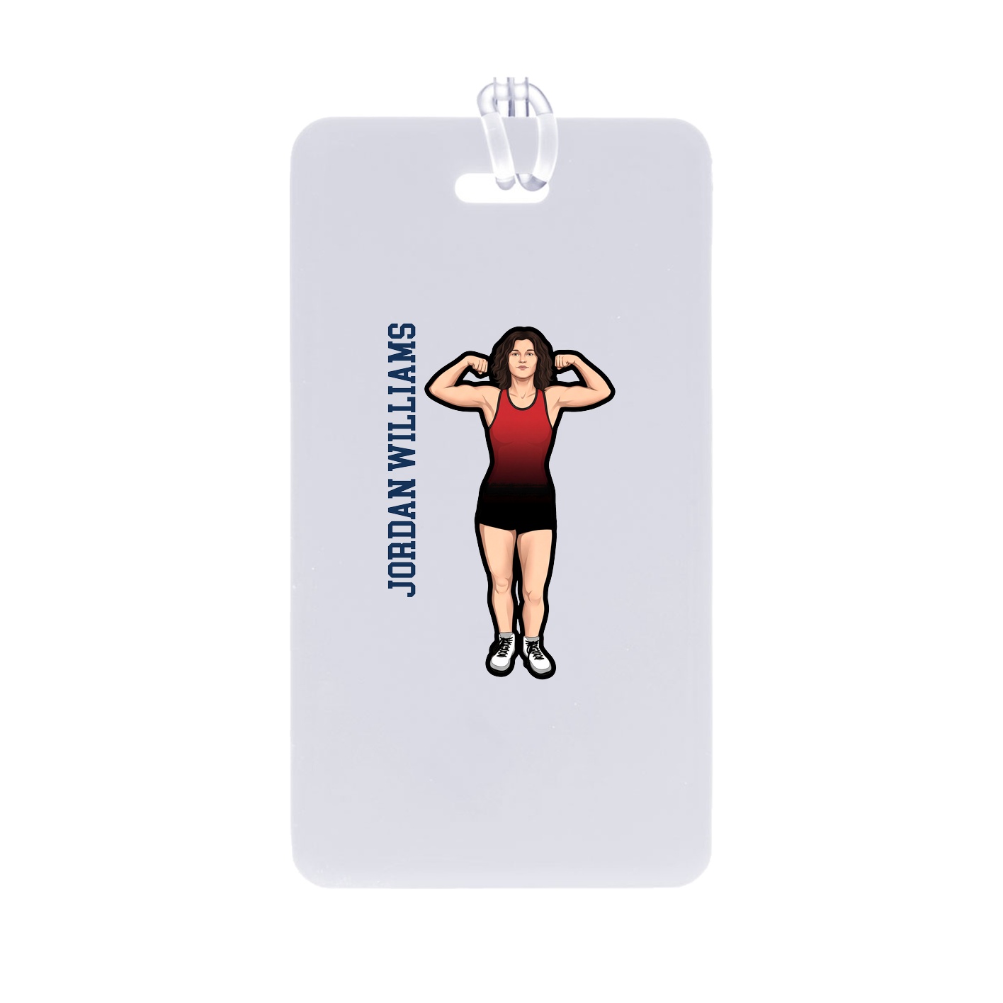 Bag Tag — Name Vertical in Classic
