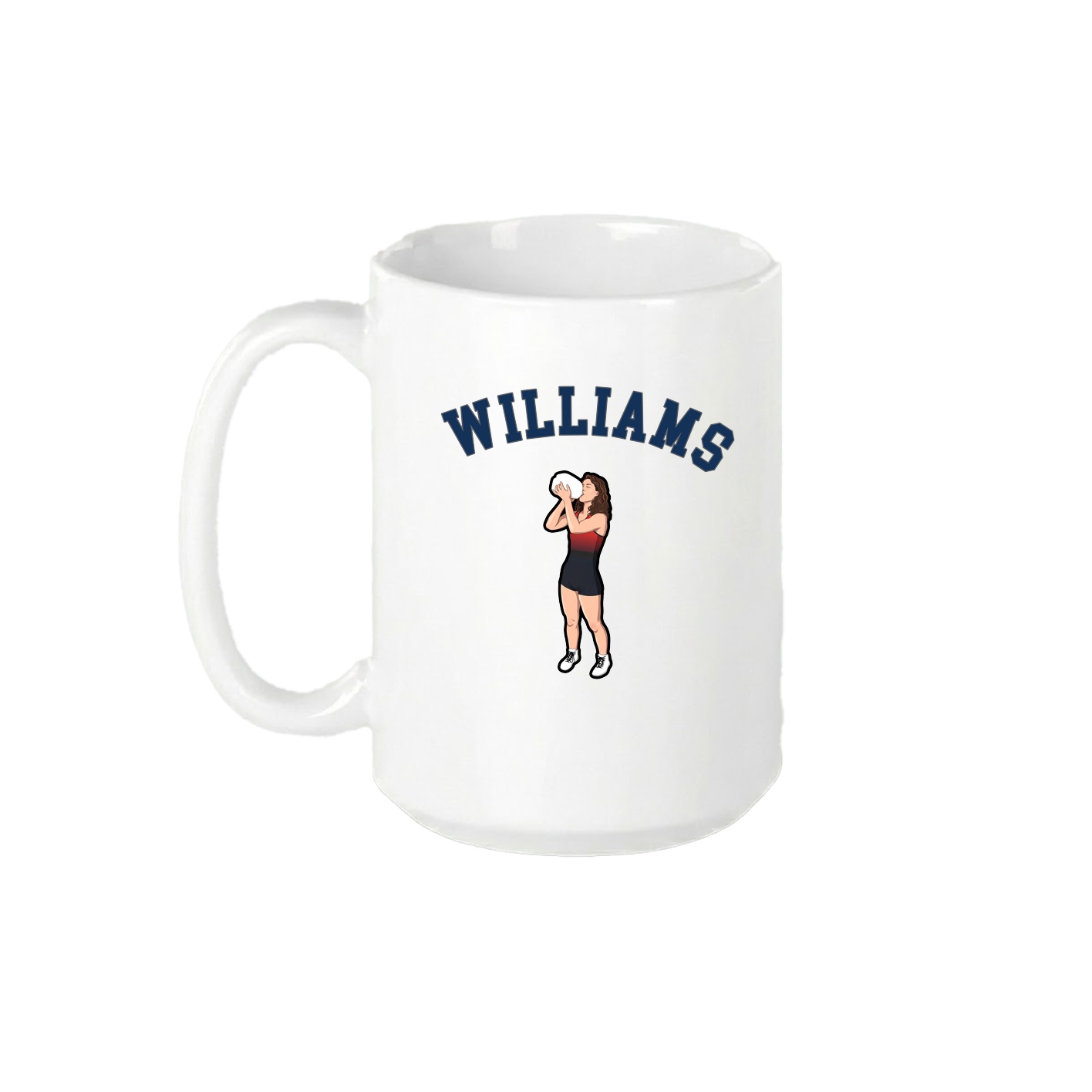 15oz Coffee Mug — Shirsey Arch in White