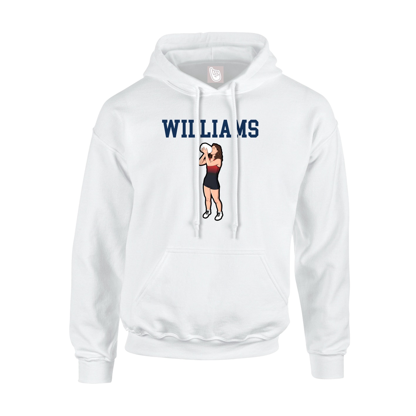 Hoodie — Shirsey in White