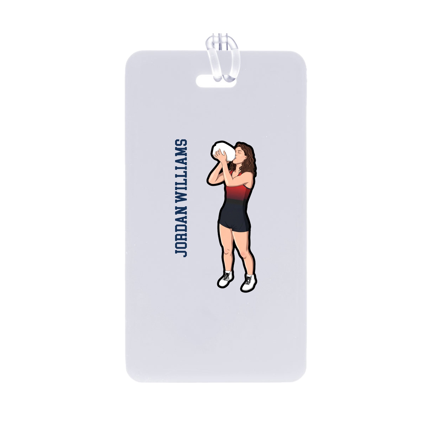 Bag Tag — Name Vertical in Classic