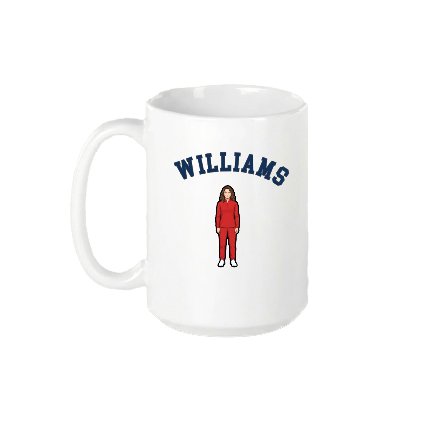 15oz Coffee Mug — Shirsey Arch in White