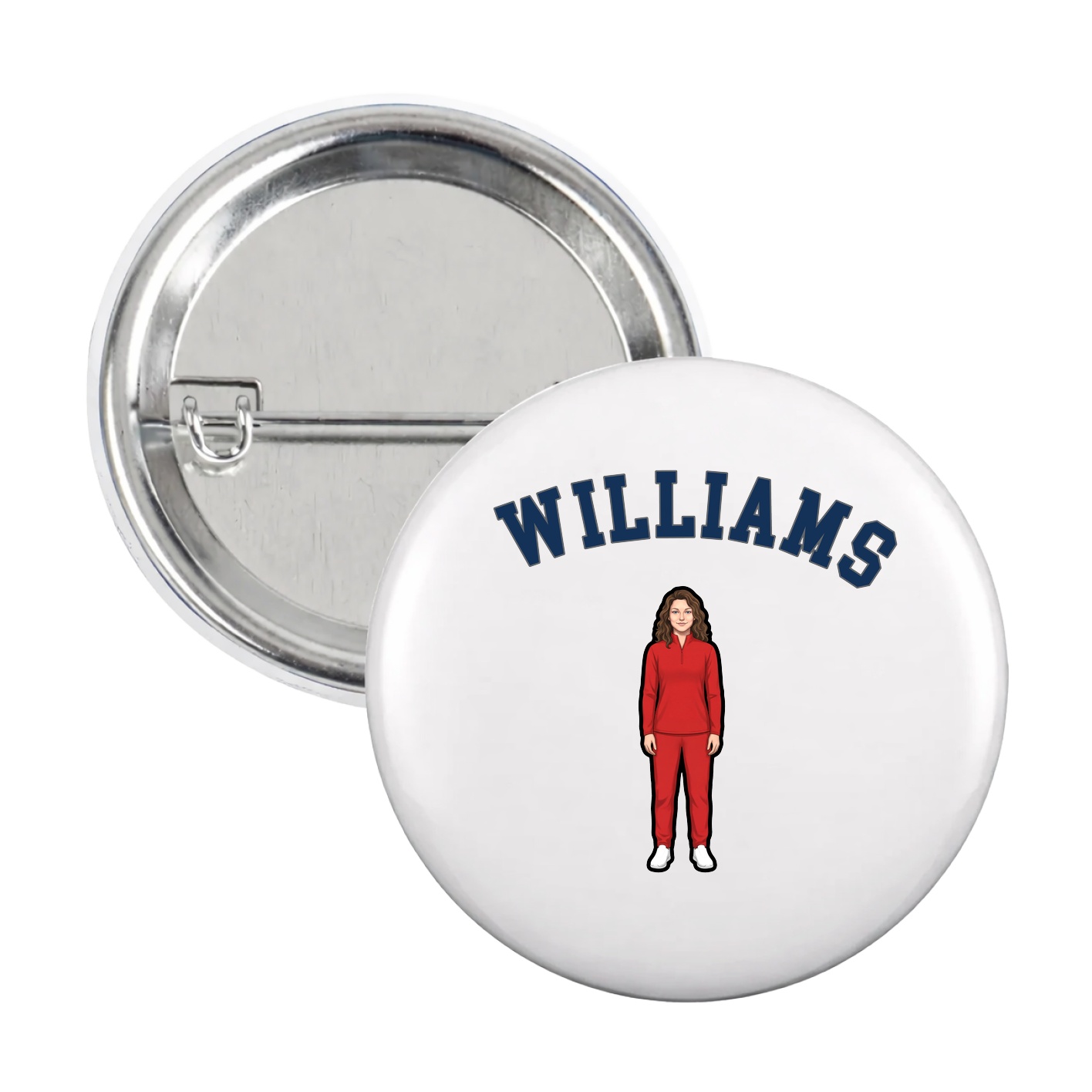 Game Day Button — Shirsey Arch in White
