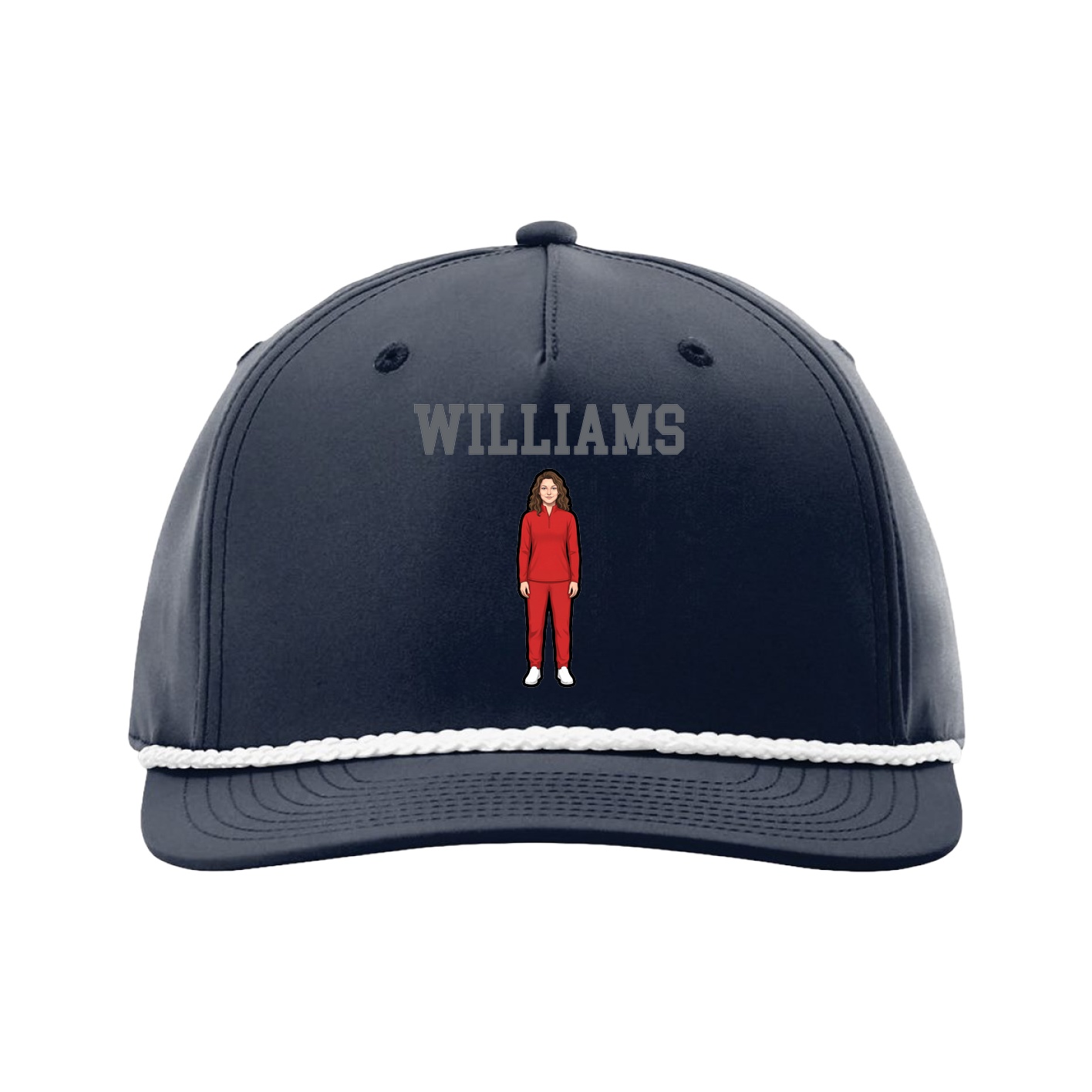 Five-Panel Classic Rope Cap — Shirsey in Navy