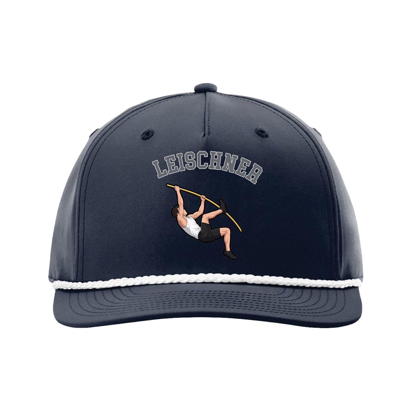 Five-Panel Classic Rope Cap — Shirsey Arch in Navy