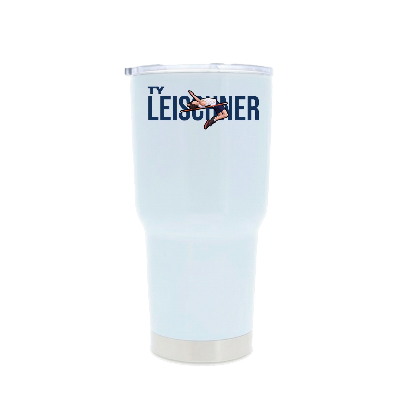 30oz Stainless Steel Tumbler — Player Name in White