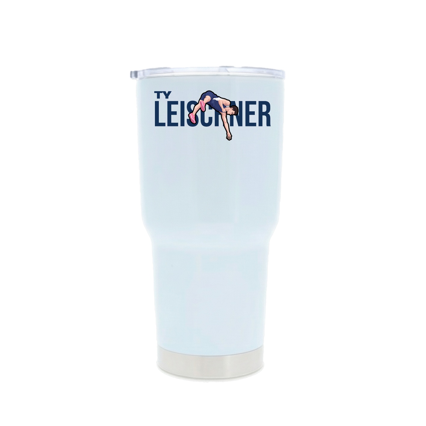 30oz Stainless Steel Tumbler — Player Name in White