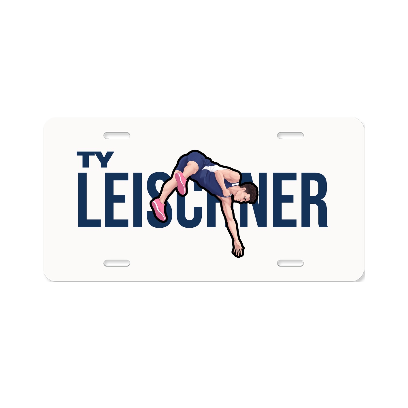 License Plate — Player Name in Classic
