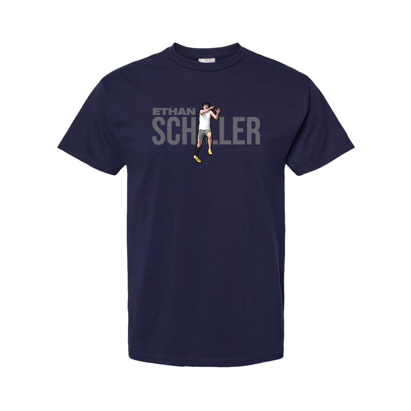 Youth Tee — Player Name in Navy