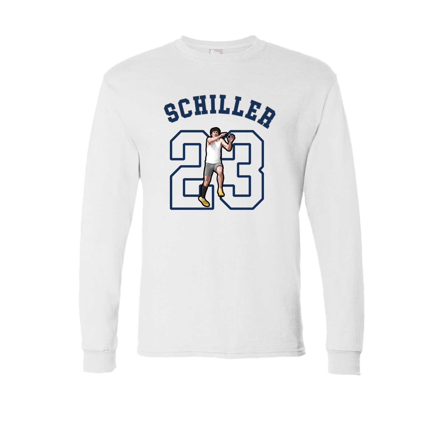 Long Sleeve Tee — Shirsey Arch in White