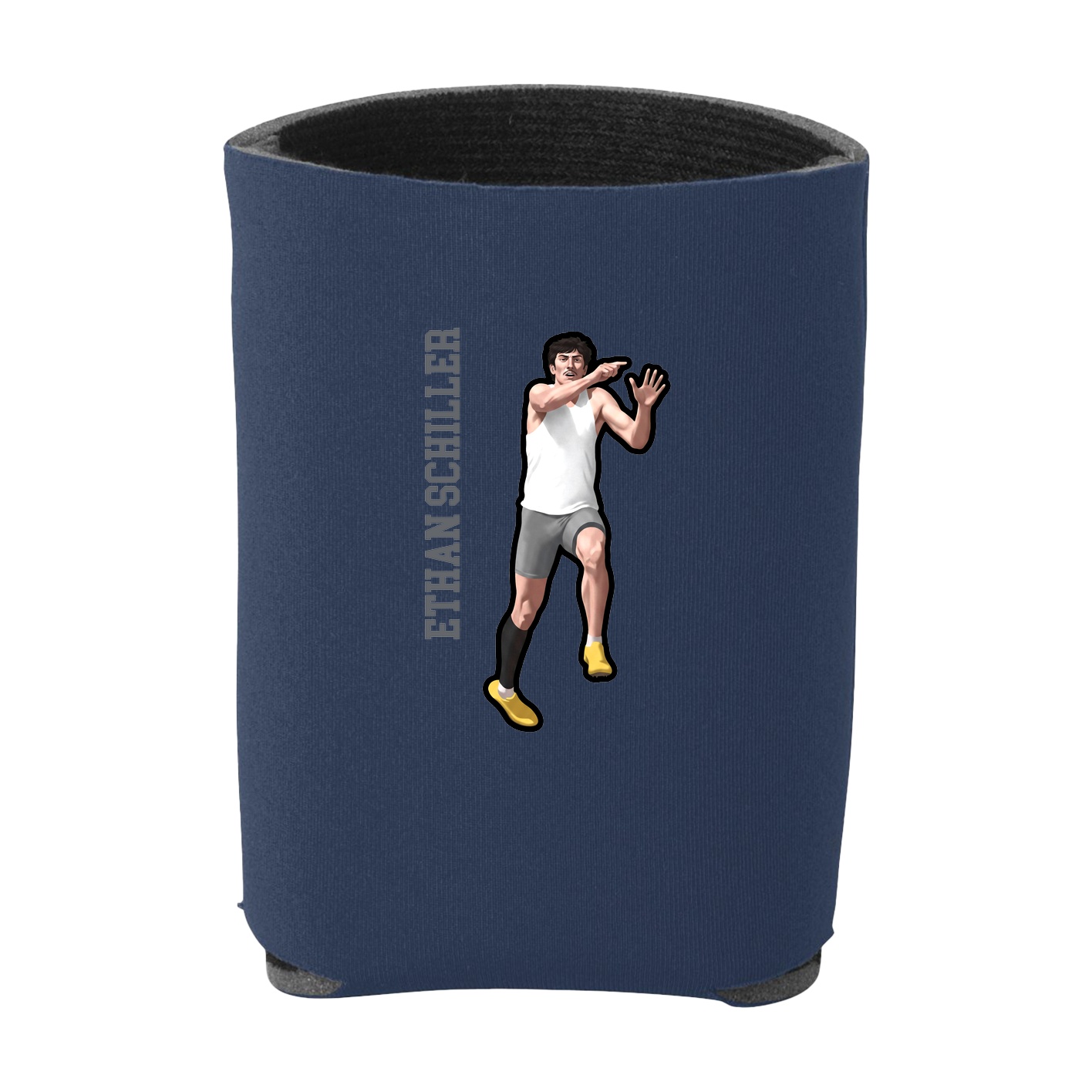 Can Holder — Name Vertical in Navy