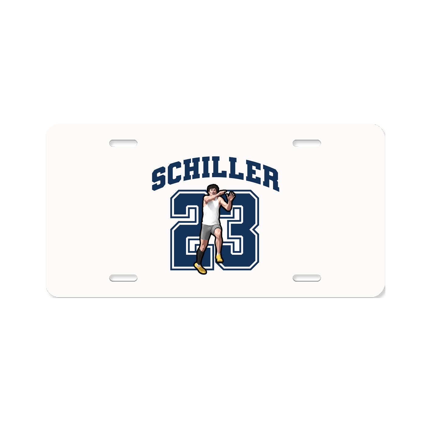 License Plate — Number in Classic