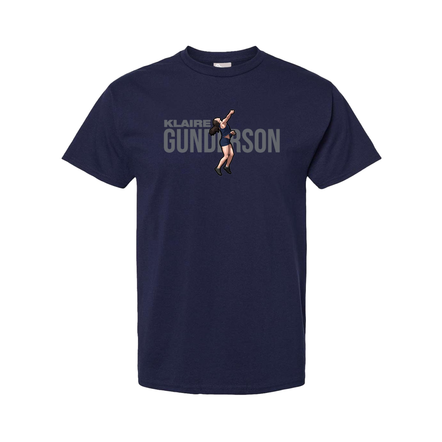 Youth Tee — Player Name in Navy