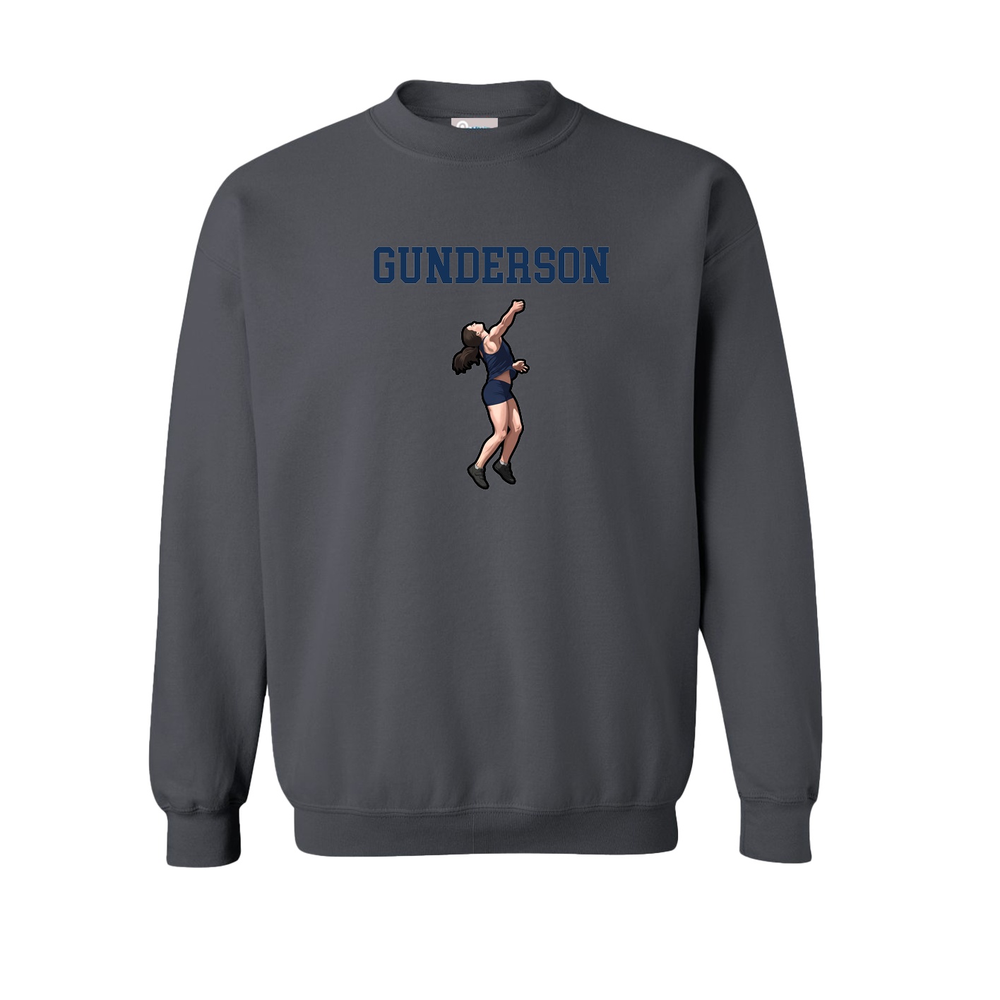 Fleece Crew — Shirsey in Grey