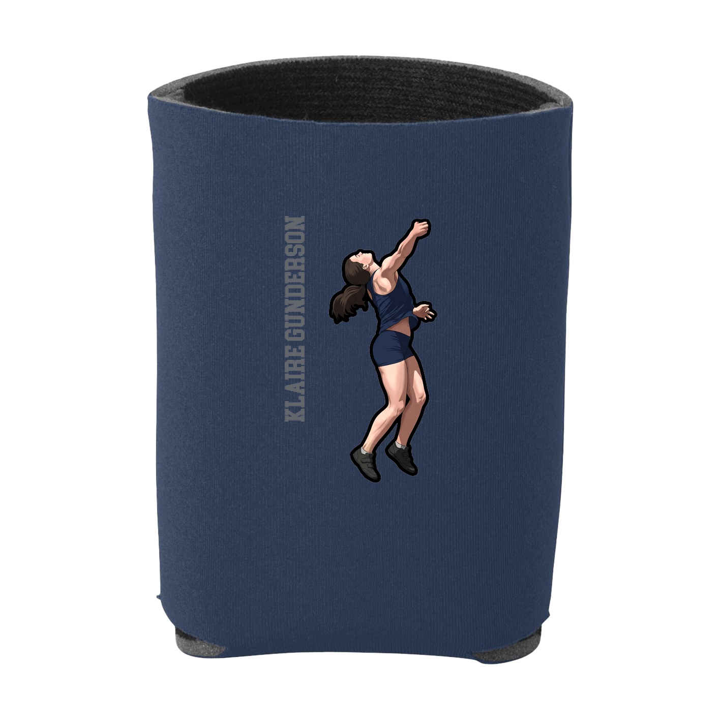 Can Holder — Name Vertical in Navy