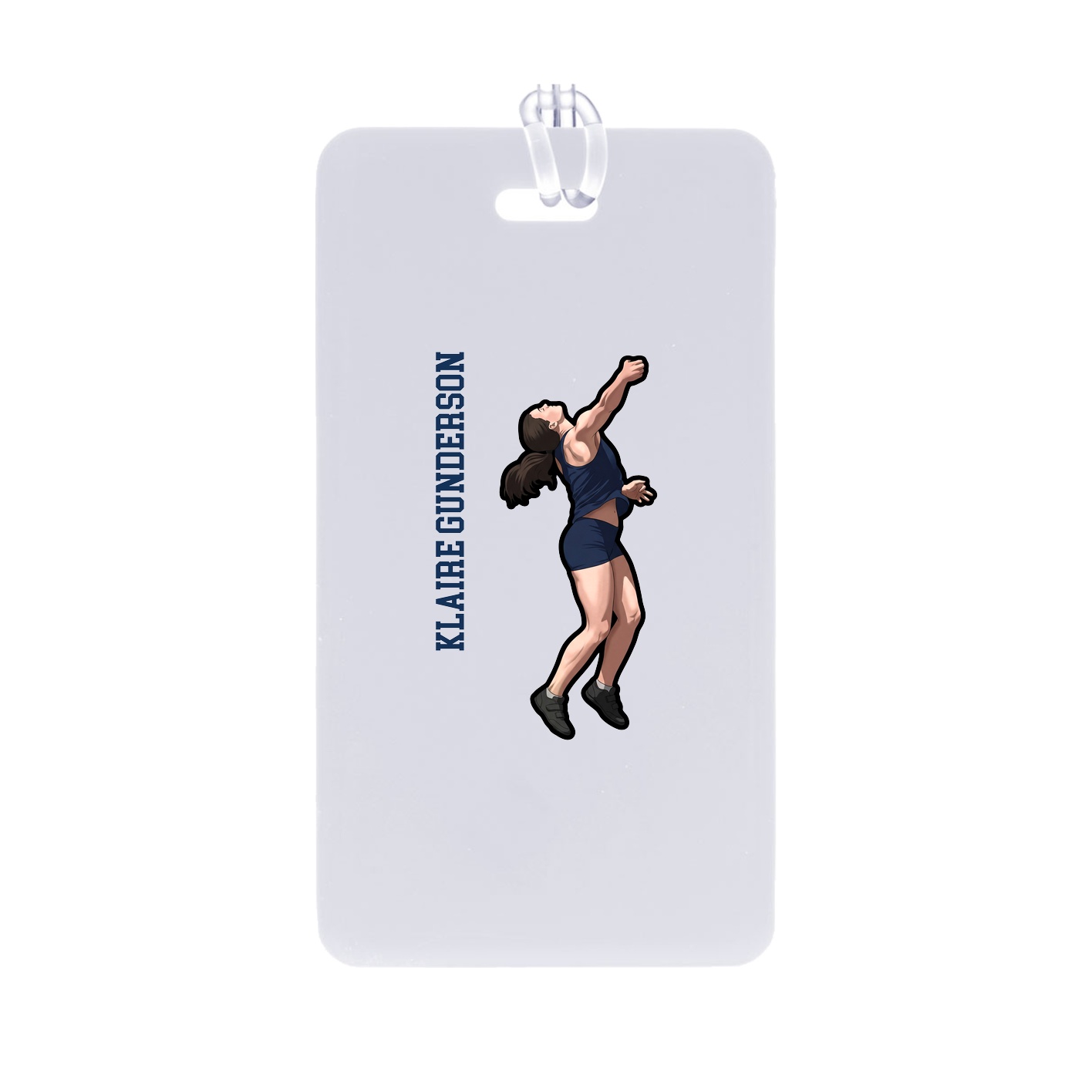 Bag Tag — Name Vertical in Classic