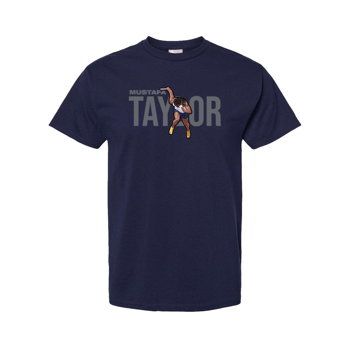 Youth Tee — Player Name in Navy