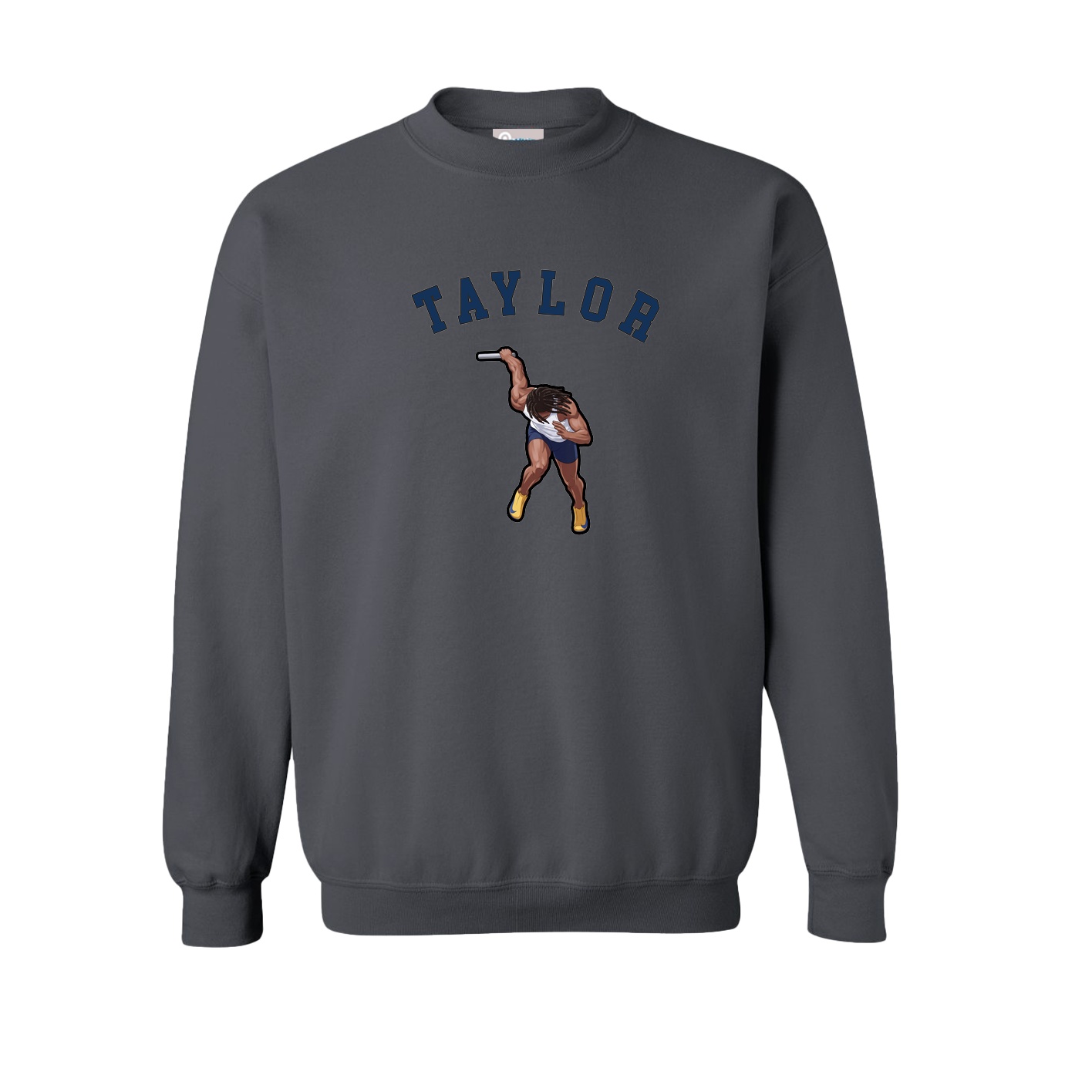 Fleece Crew — Shirsey Arch in Grey